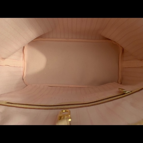 * SOLD * LOUIS VUITTON NEVERFULL DAMIER AZUR NEW - Picture 4 of 8